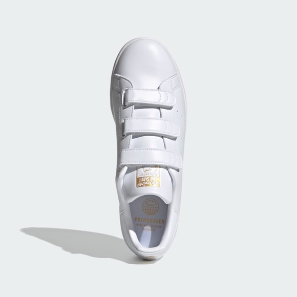 Adidas Stan Smith Shoes - Men’s 10 - Cloud White/Gold Metallic - Picture 1 of 11